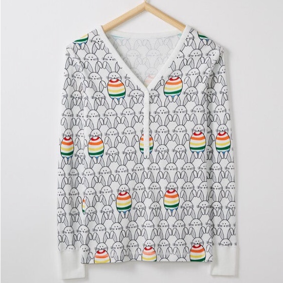 🌿Hanna Andersson Easter Print PJ Set - Picture 2 of 6